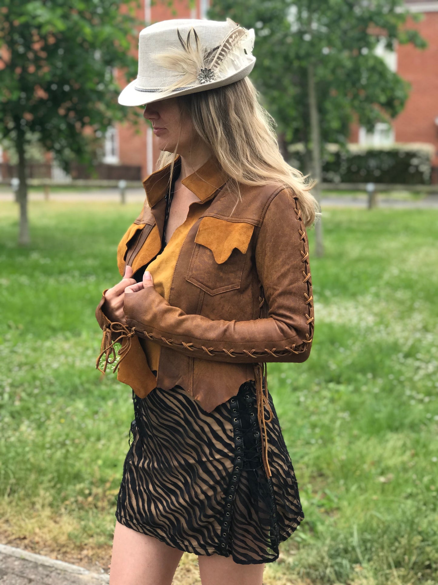 Tan Antique Leather Jacket
