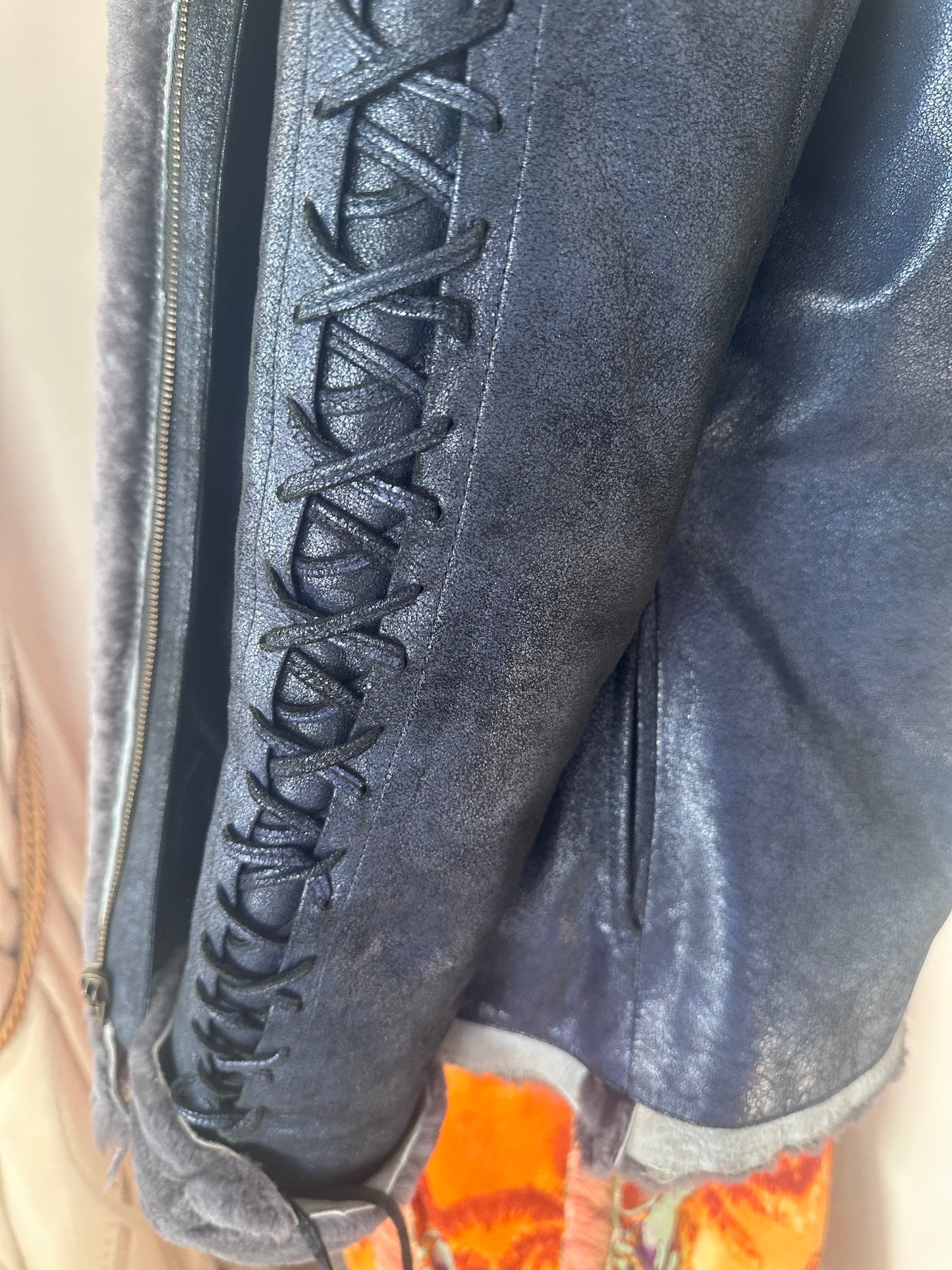 Midnight Ocean Reversible Winter Jacket