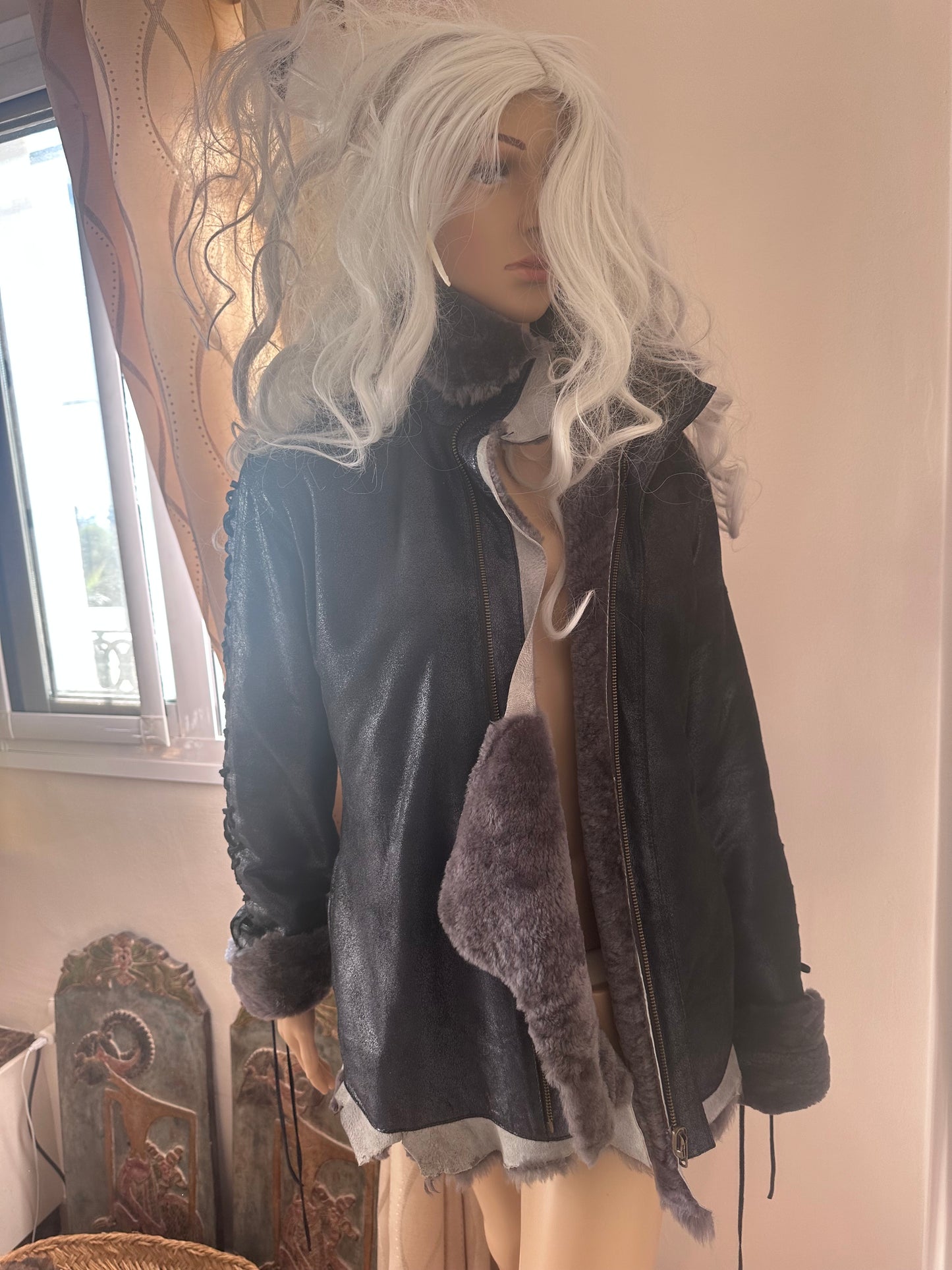 Midnight Ocean Reversible Winter Jacket
