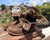 'Fairy Slippers' Ankle Boots in Brown Batik for Pre Order