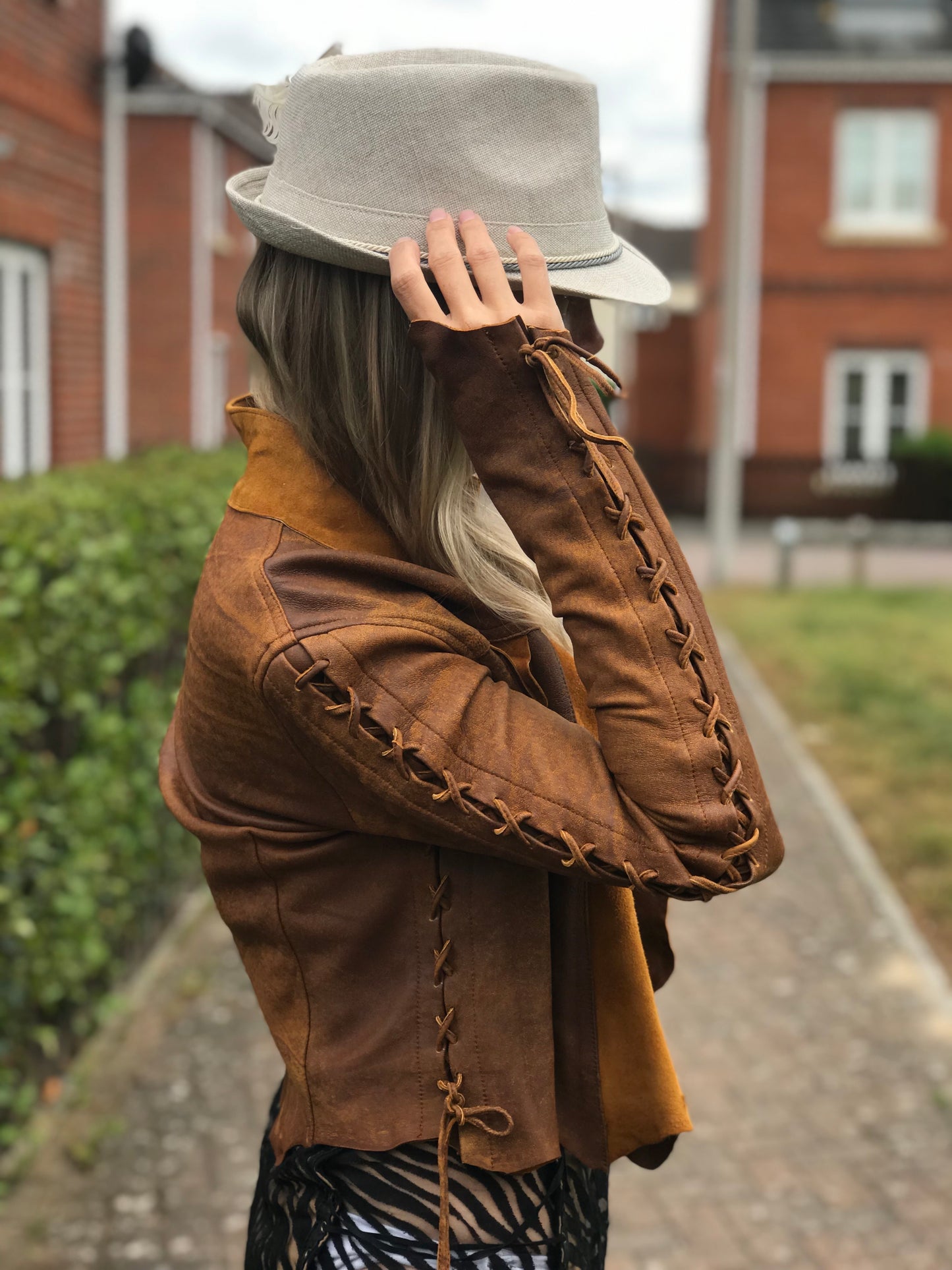 Tan Antique Leather Jacket