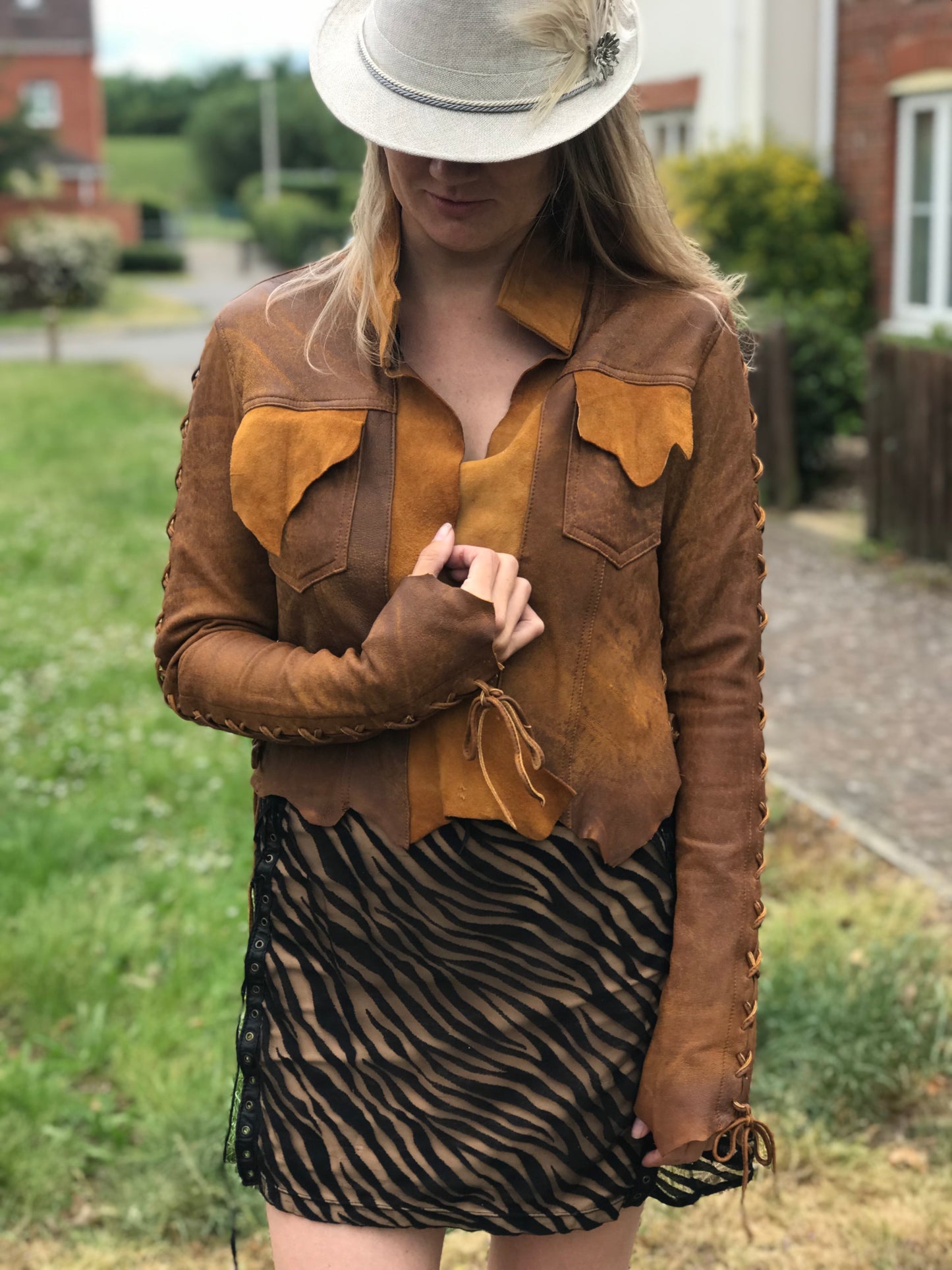 Tan Antique Leather Jacket