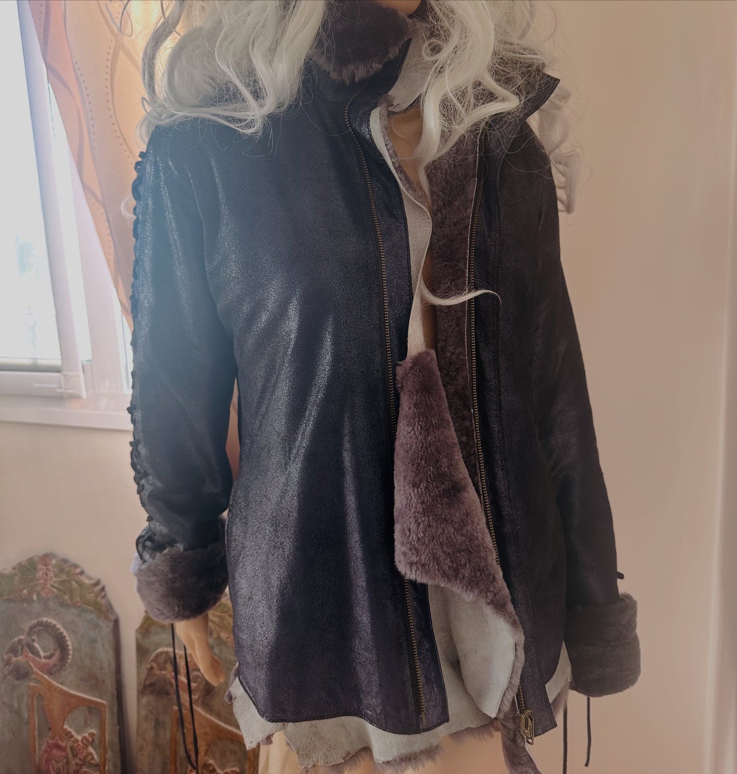 Midnight Ocean Reversible Winter Jacket