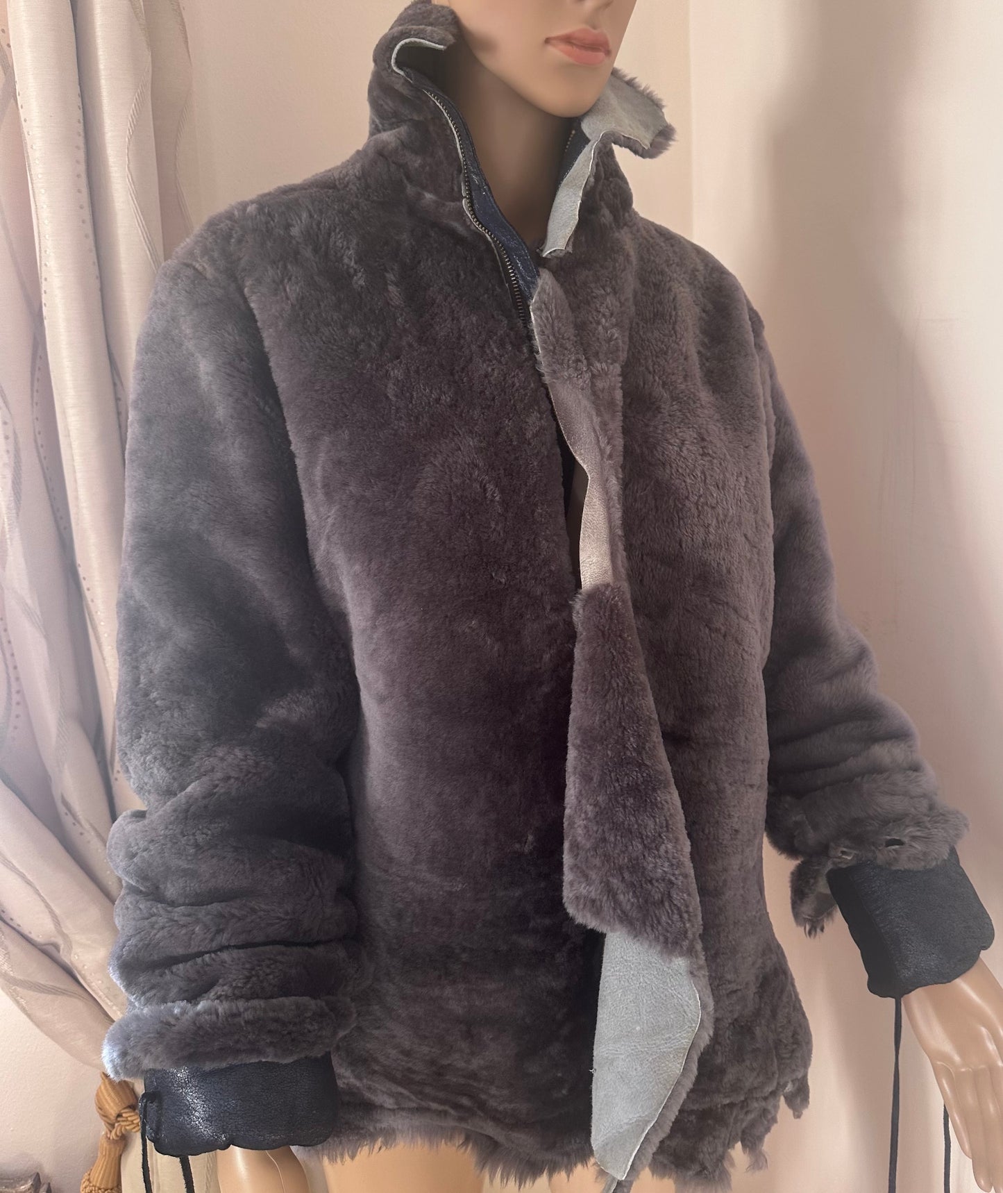Midnight Ocean Reversible Winter Jacket