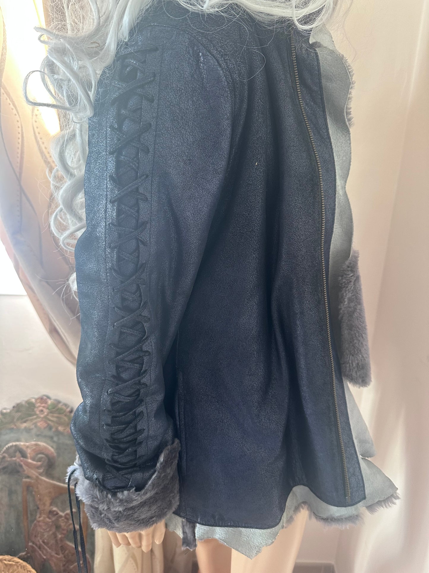 Midnight Ocean Reversible Winter Jacket