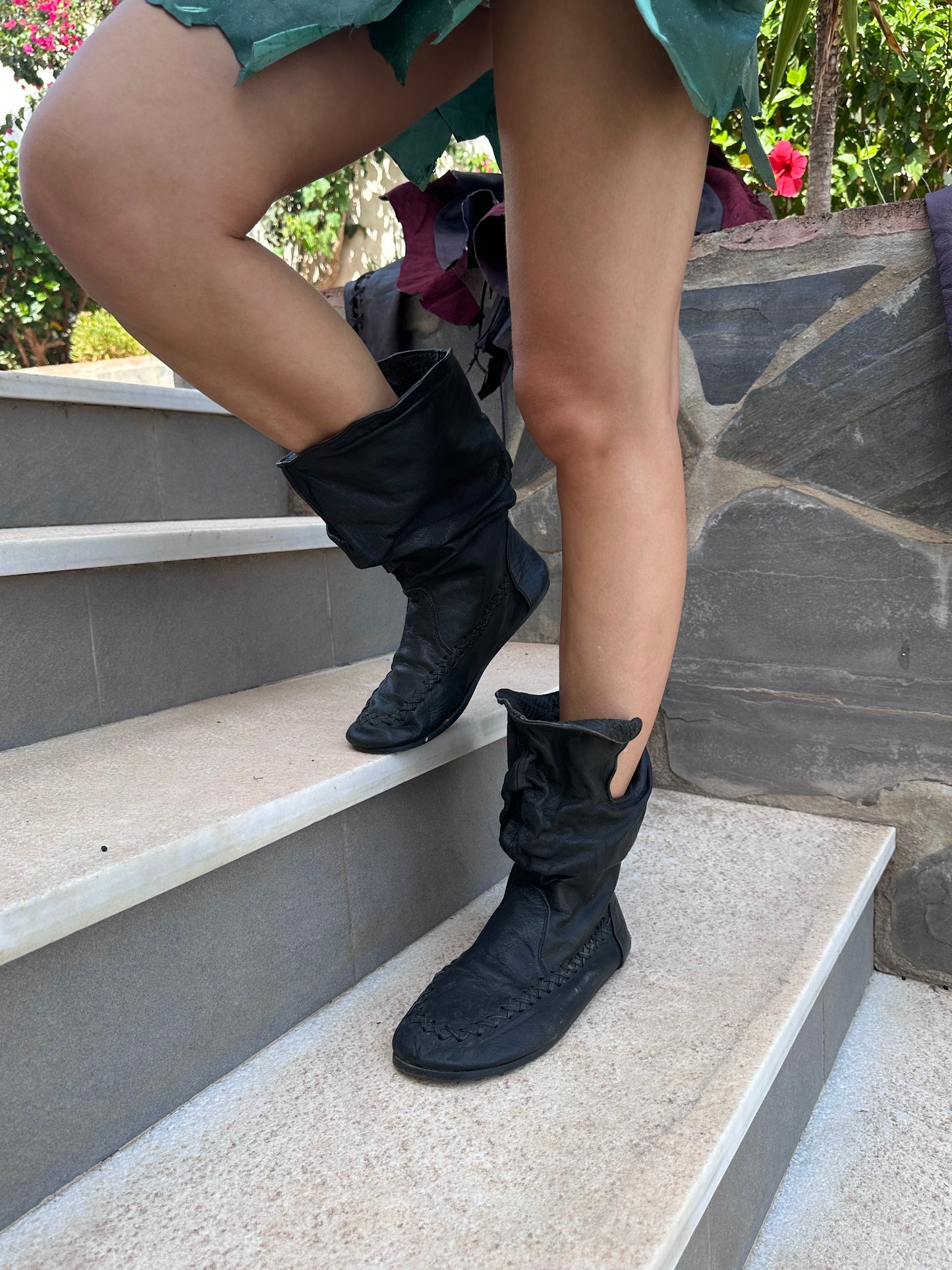 'Zapatillas Peter Pan' en negro para pedidos anticipados