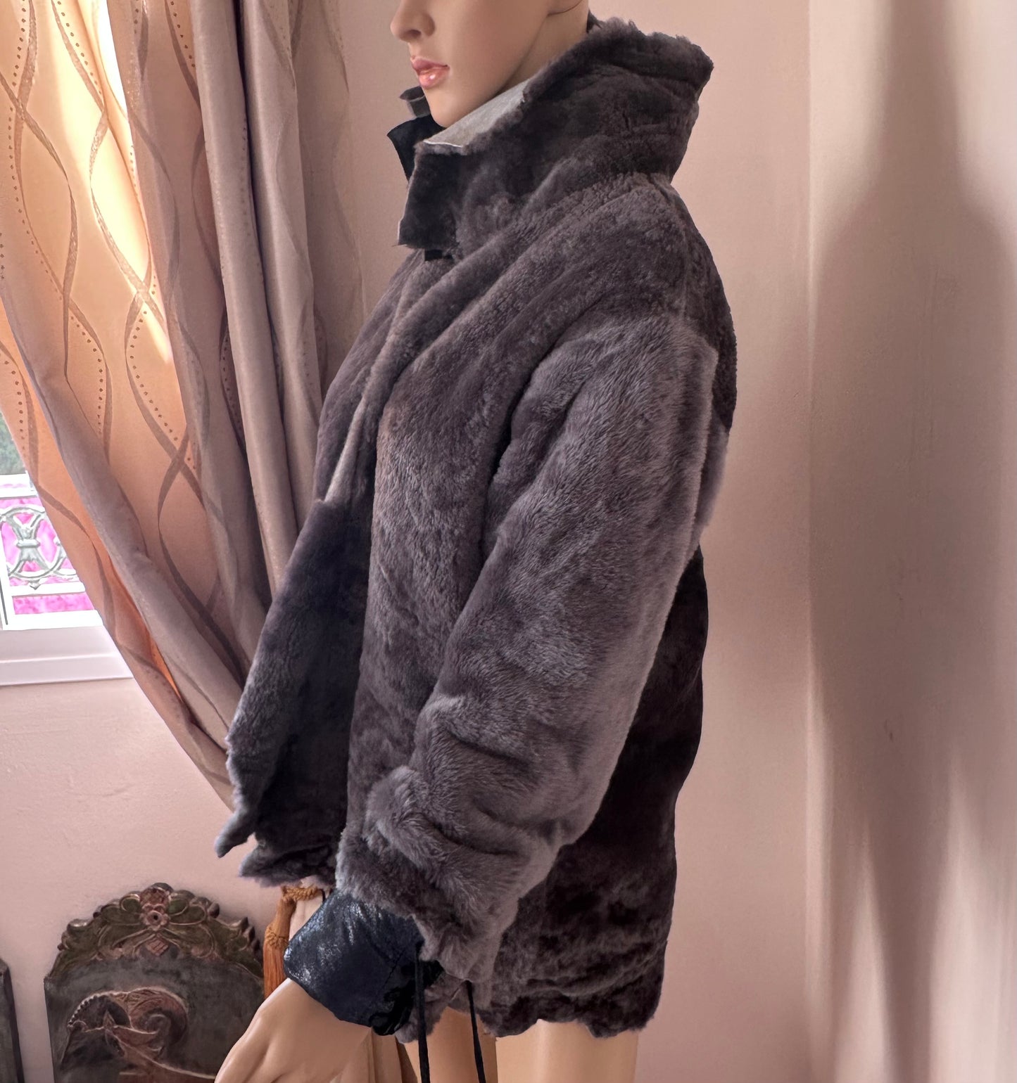 Midnight Ocean Reversible Winter Jacket