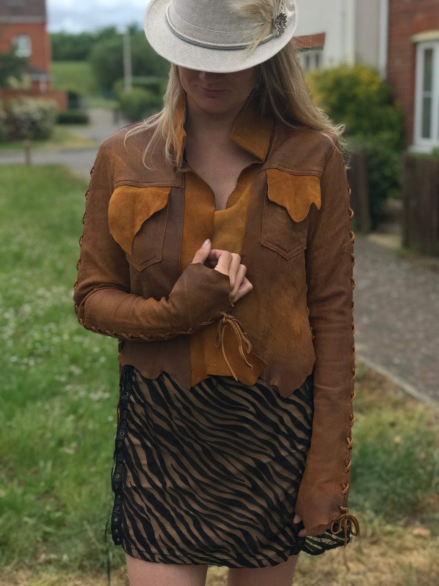 Tan Antique Leather Jacket