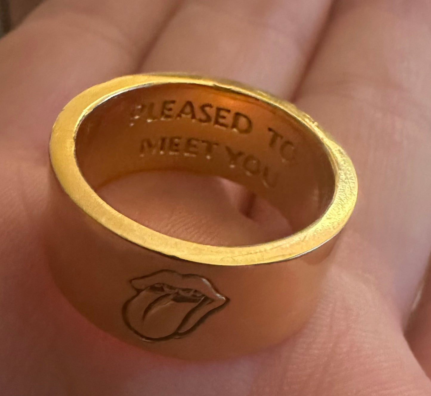 'Let me introduce myself' Rolling Stones Ring