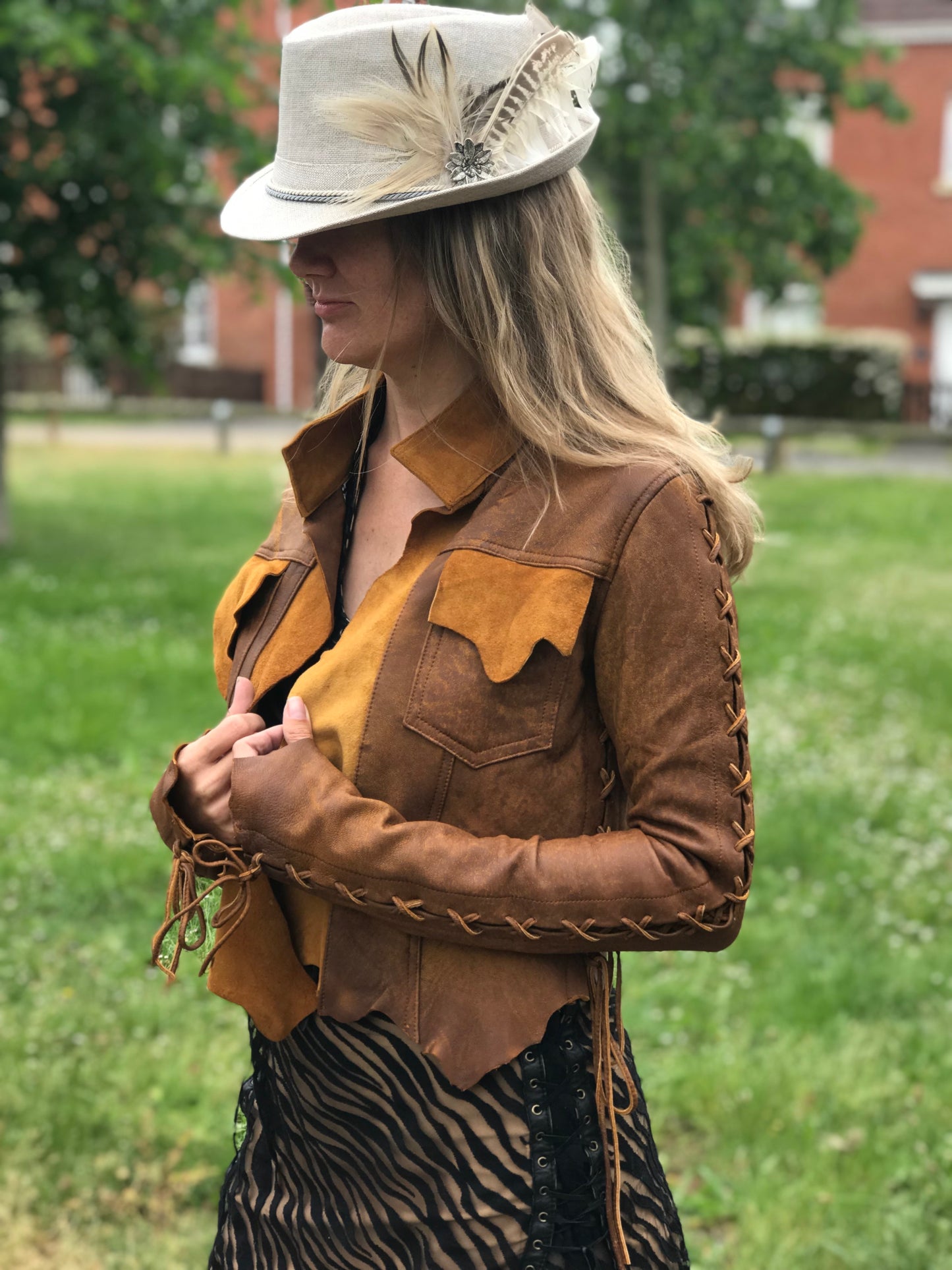 Tan Antique Leather Jacket
