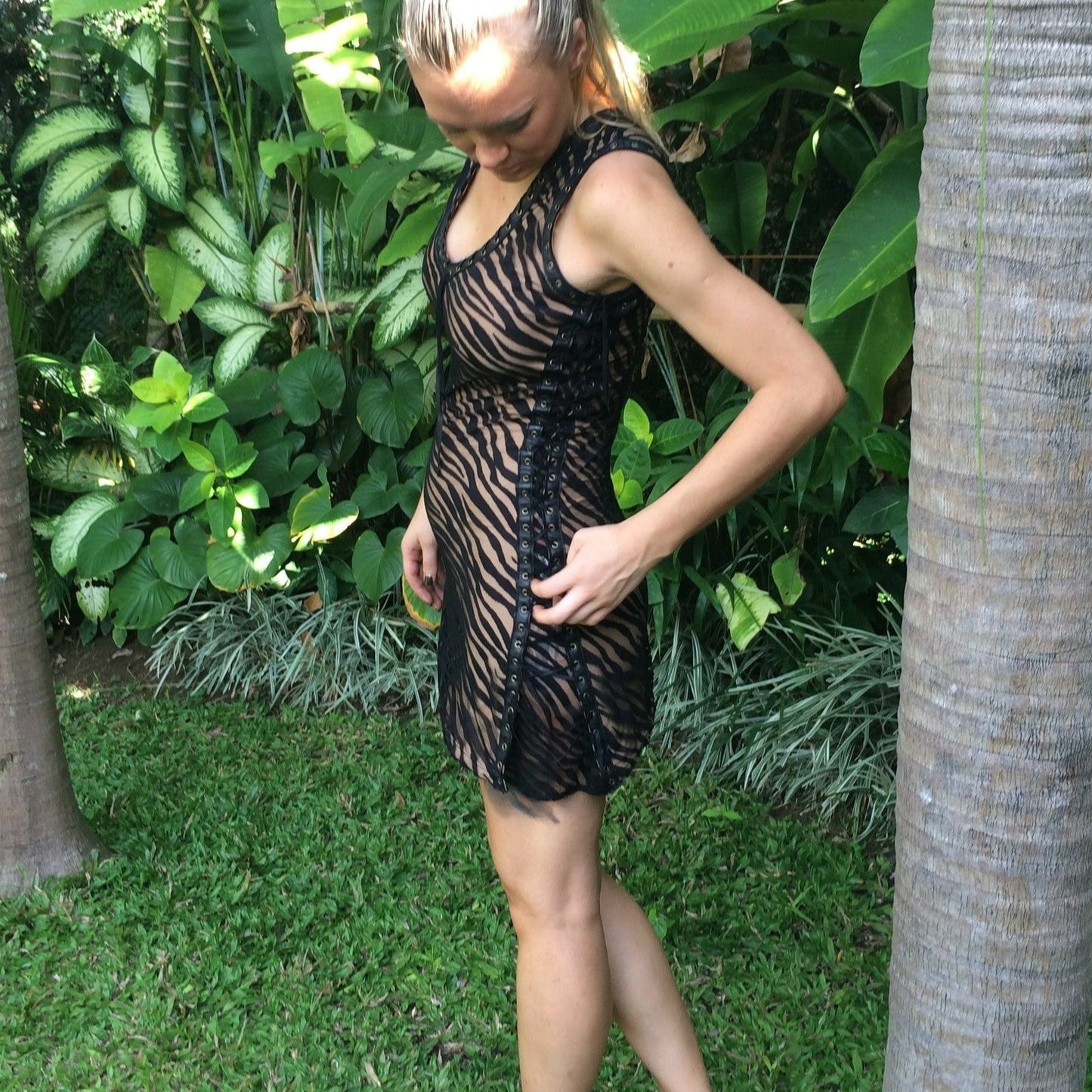 Ms Perfect Laced Up Dress