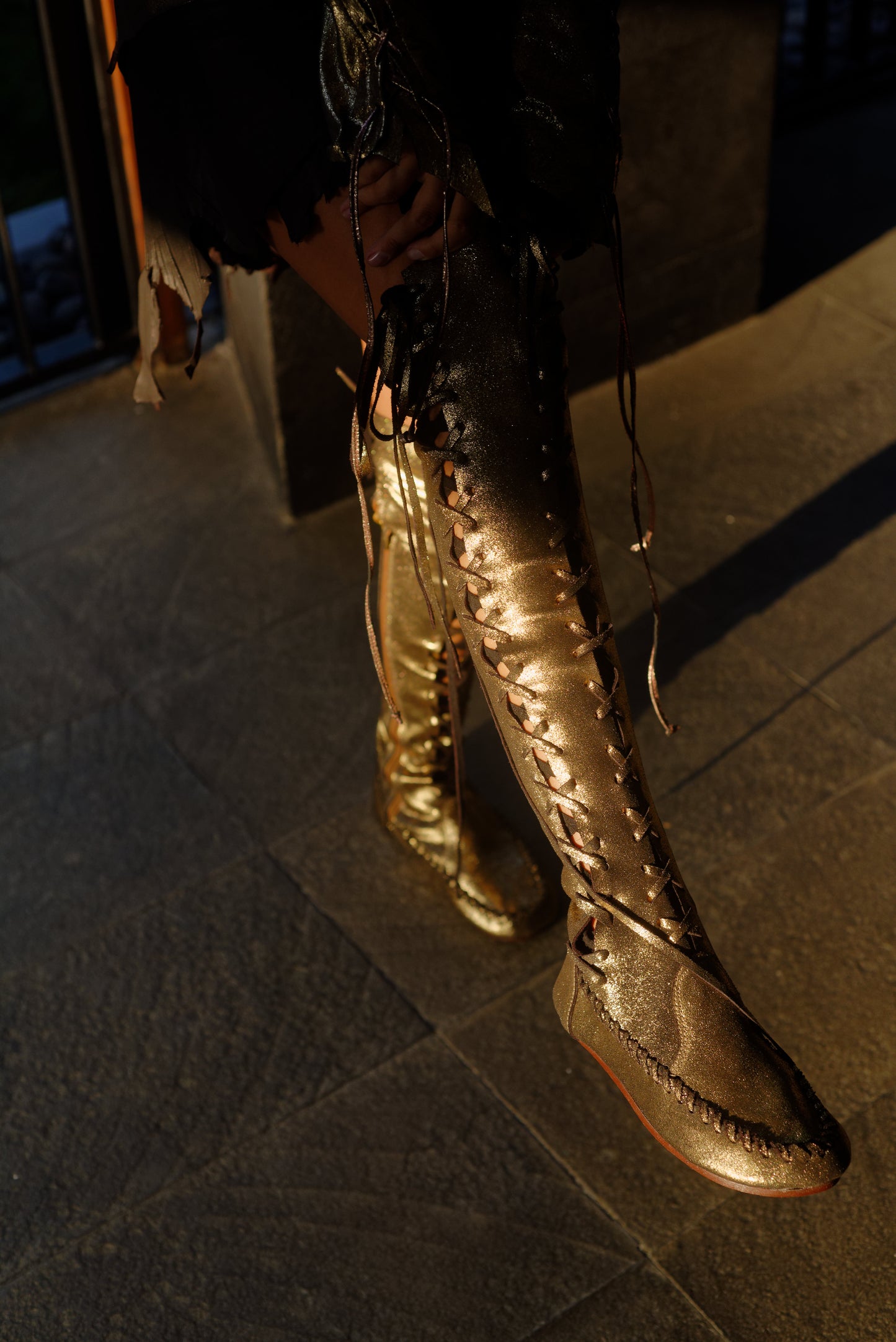 Christmas Glitter Surprise Boots