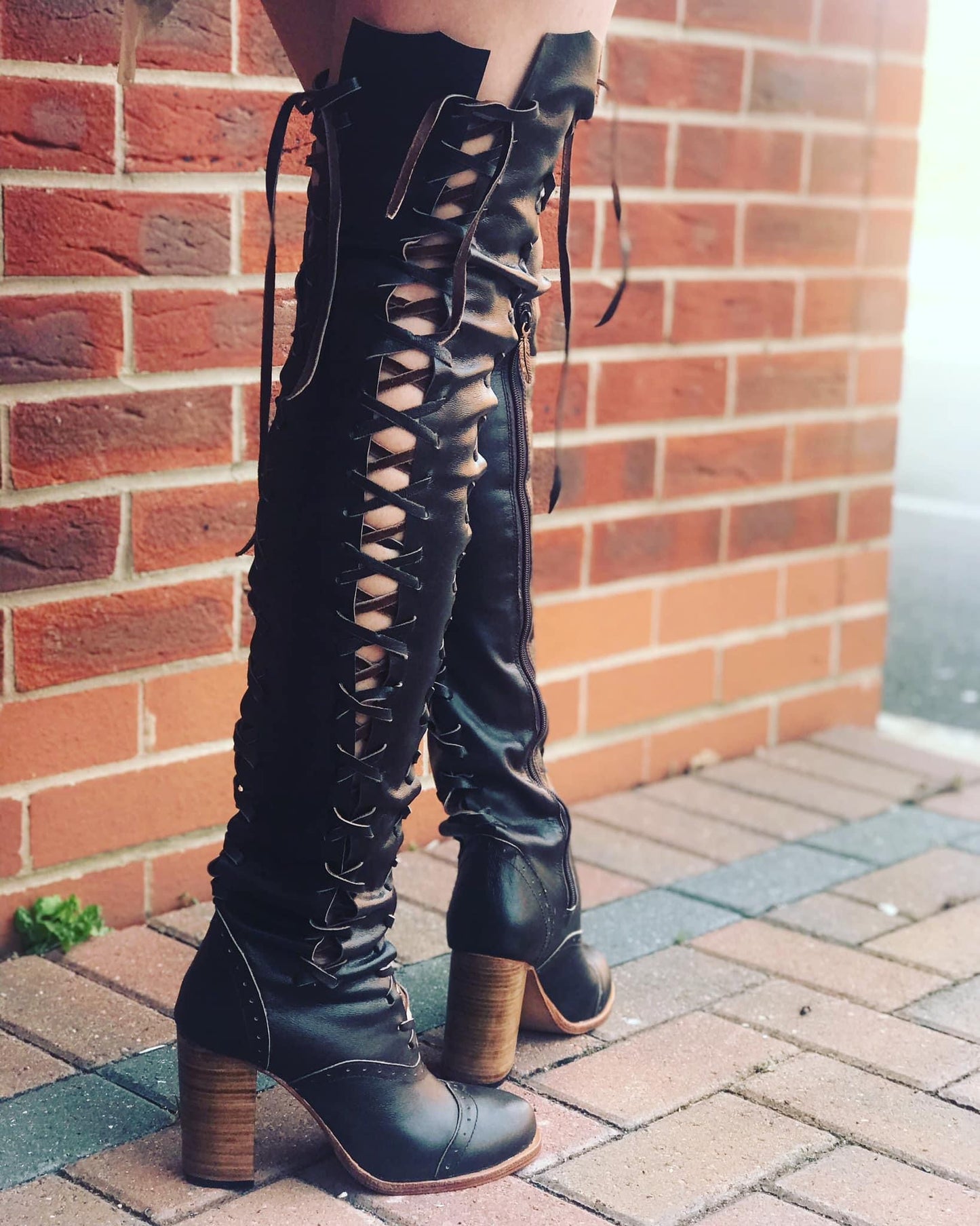 Victorian Court Gipsy Dharma knee high boots for Pre Order