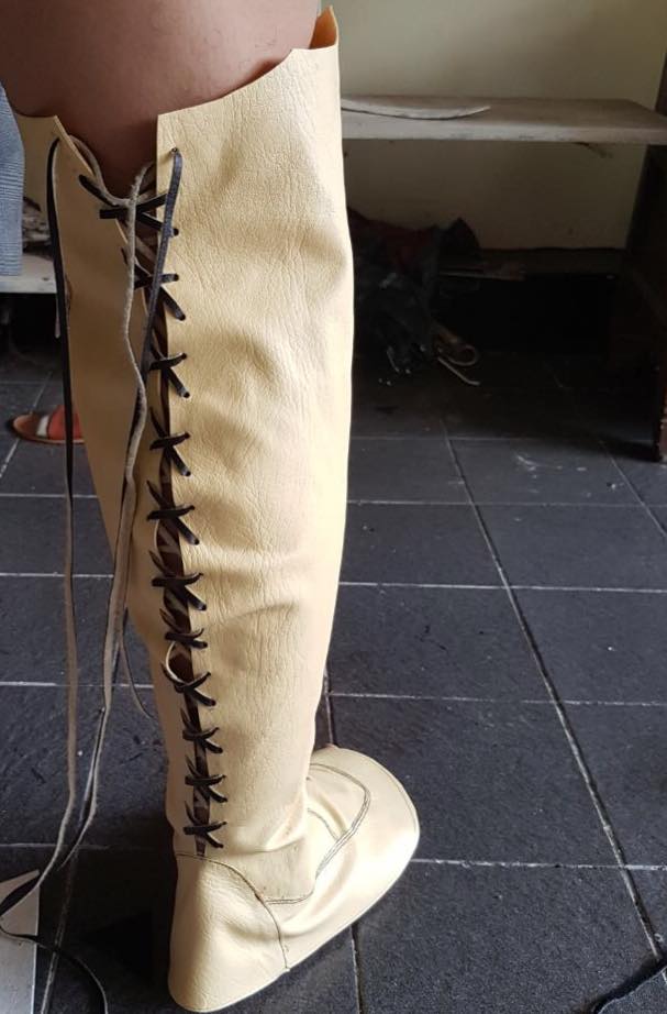 Knee High Leather Boots for Wider Calves for Pre Order