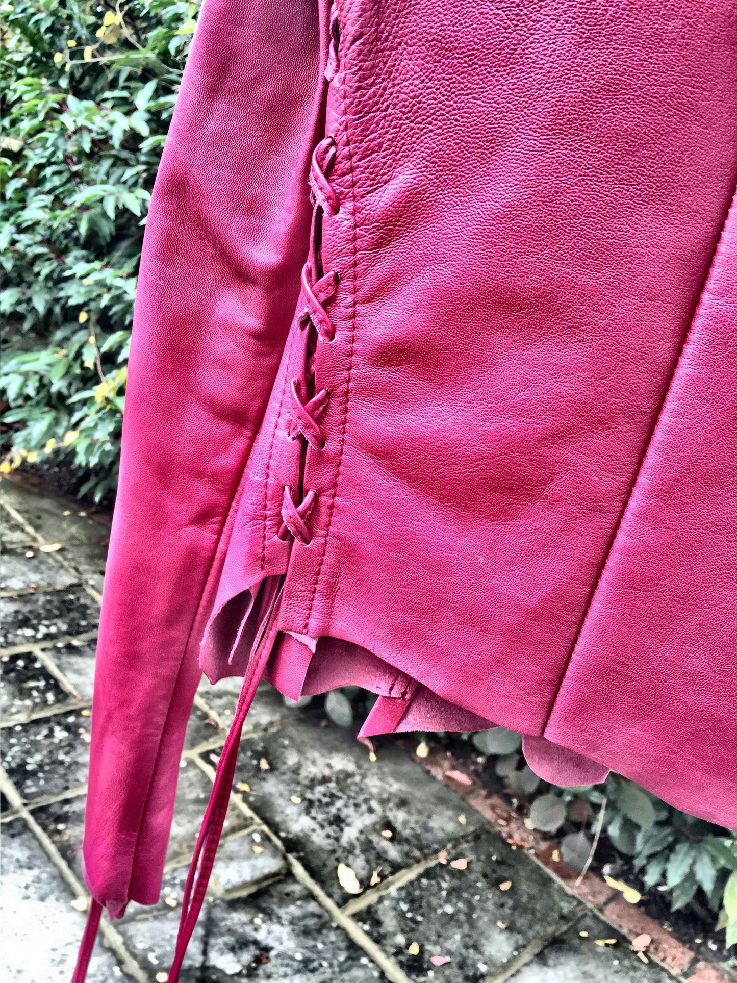 'Never Bored' Bolero Leather Jacket