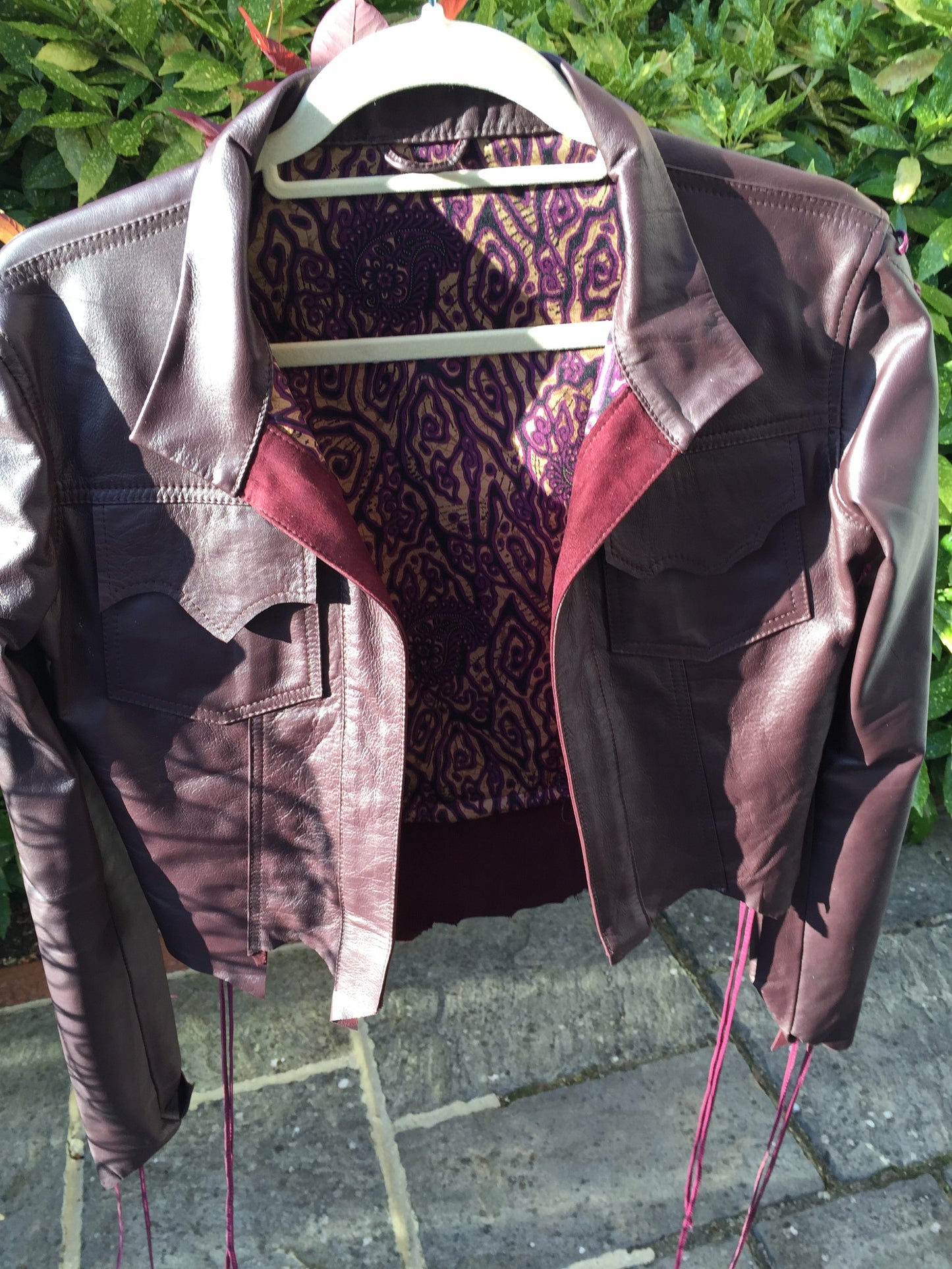 Oxblood Bolero Jacket