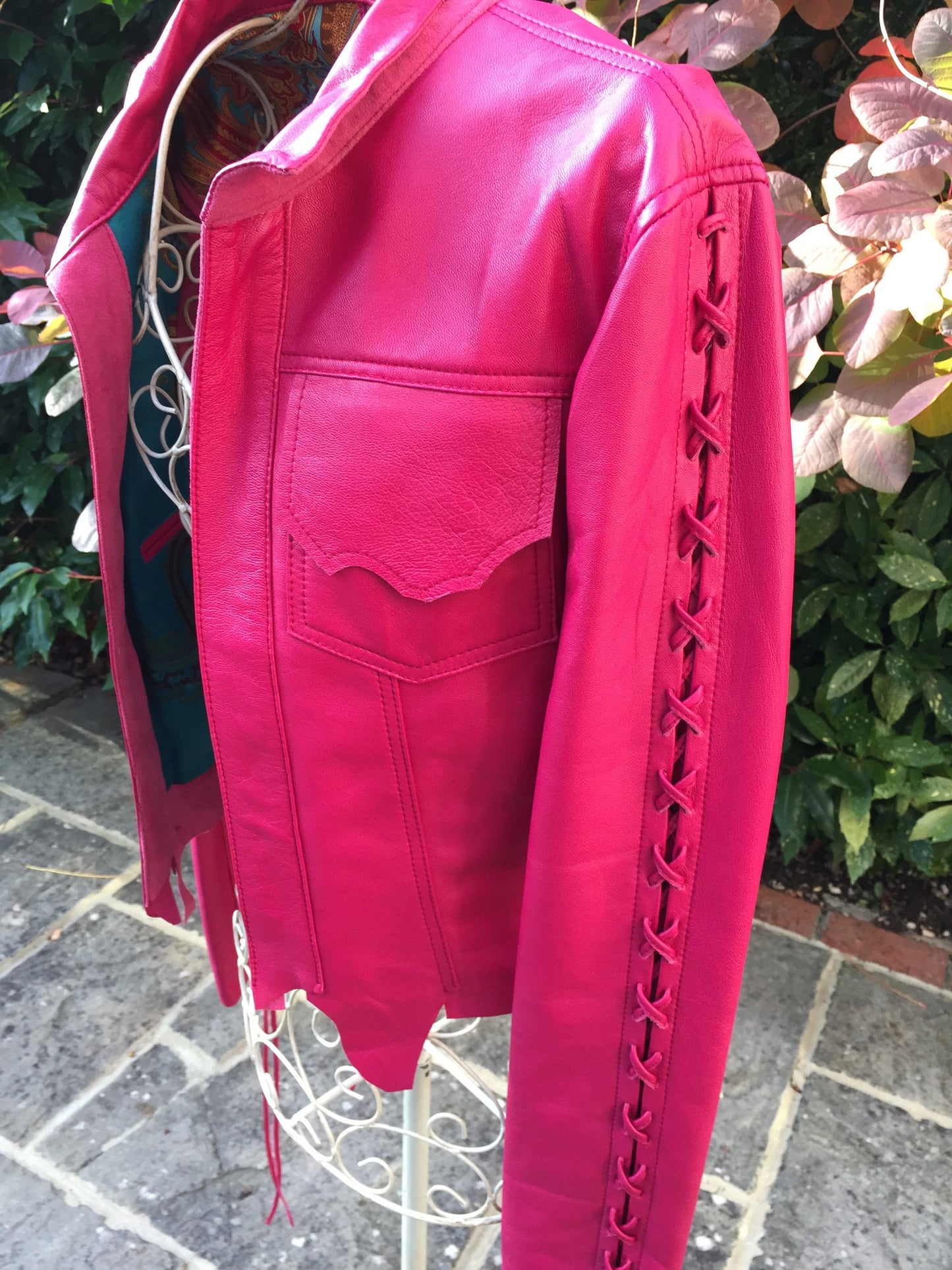 'Never Bored' Bolero Leather Jacket
