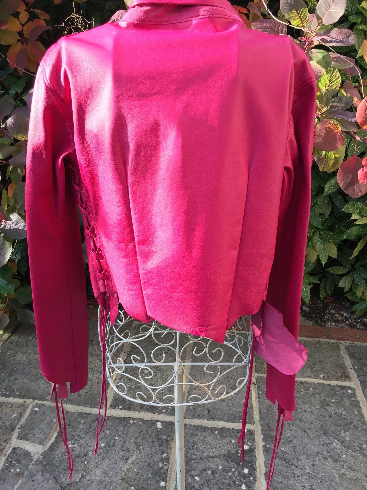 'Never Bored' Bolero Leather Jacket