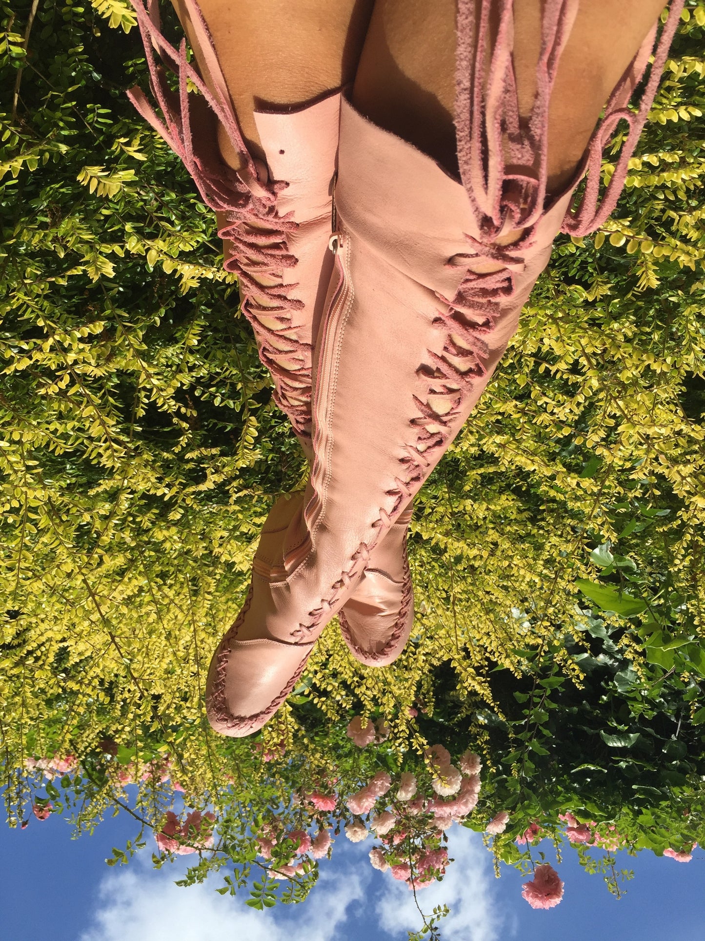 'Romance Never Dies' Knee High Leather Boots for Pre Order