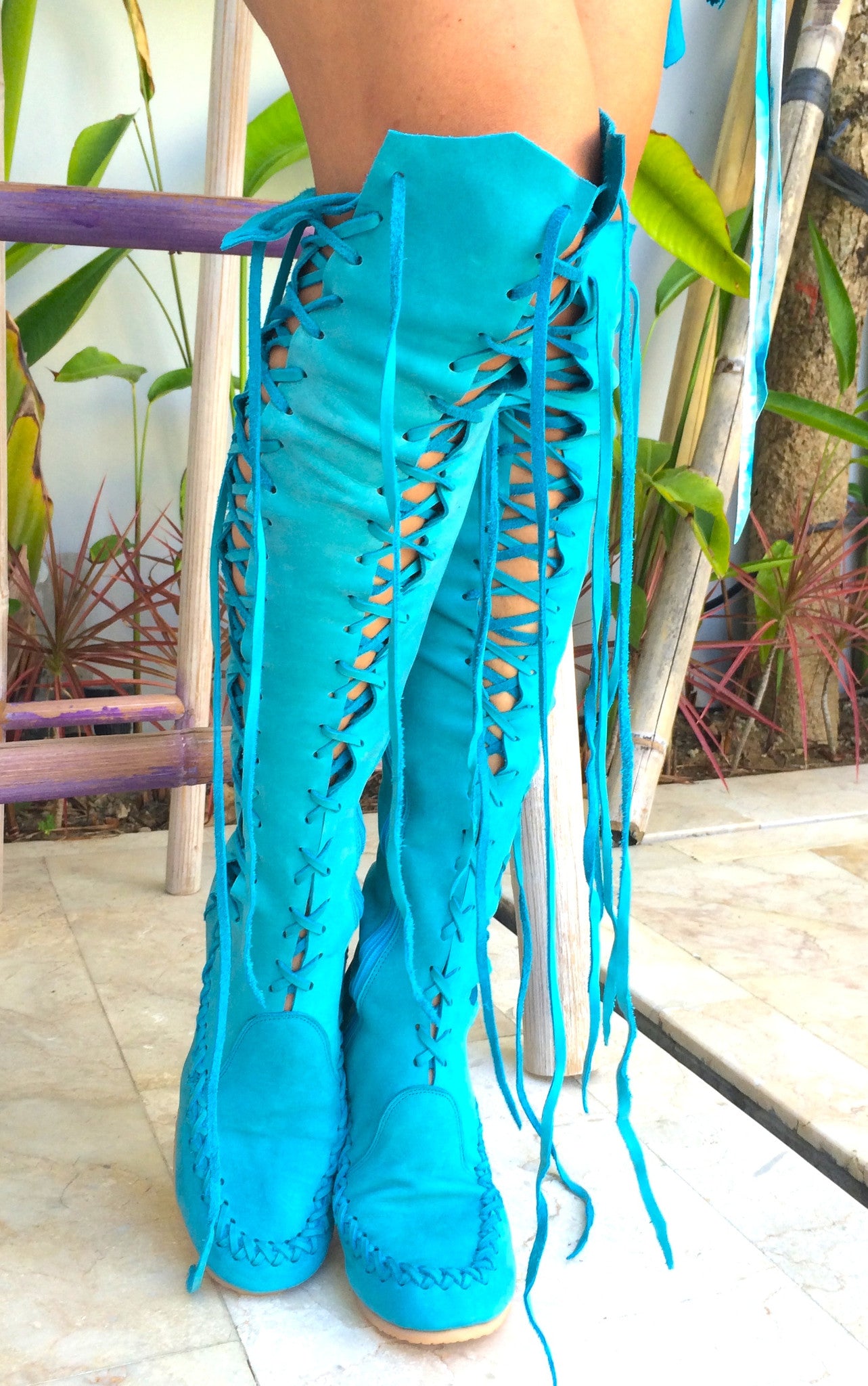 'Mermaid's dream' Knee High Boots for Pre Order