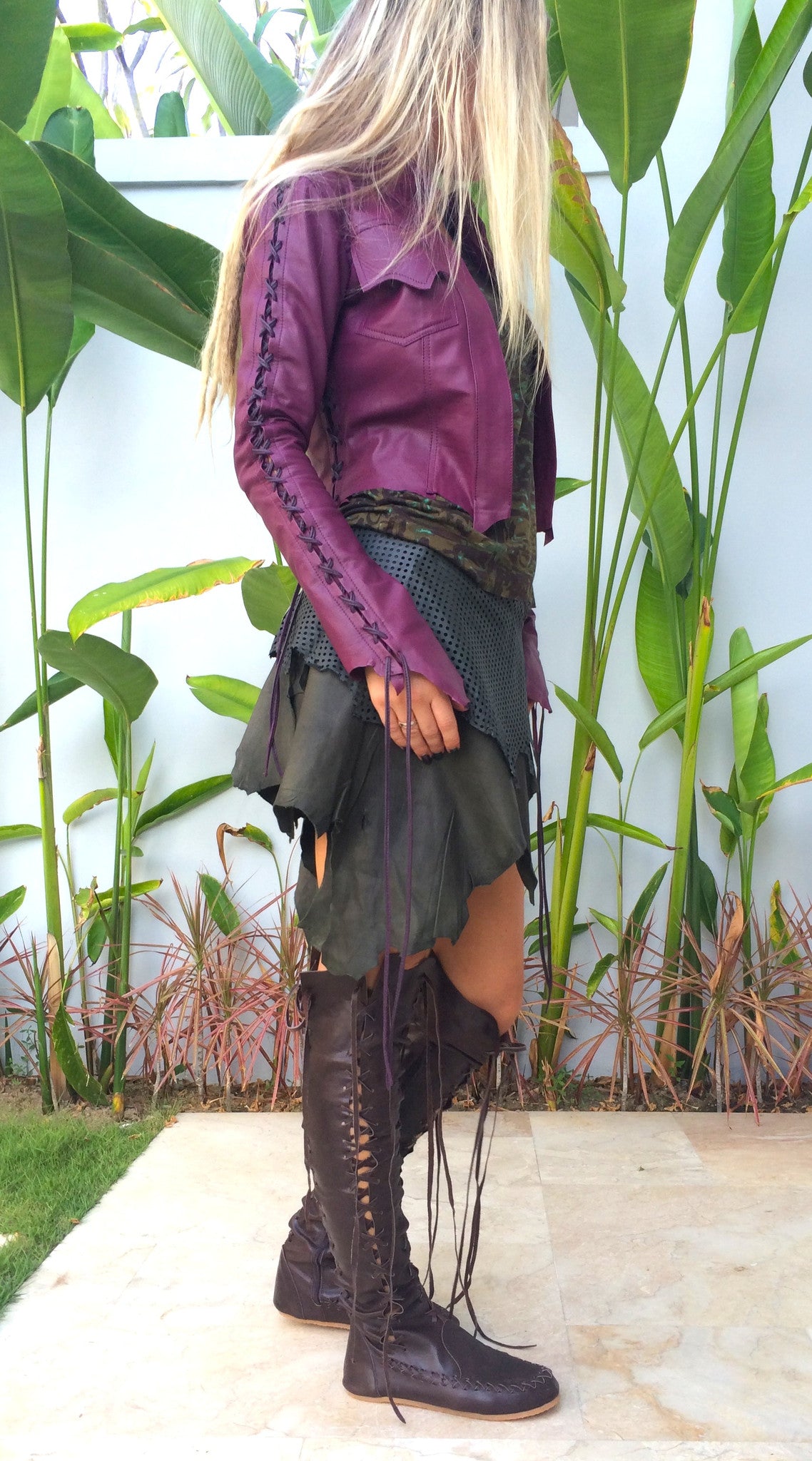 Plum Bolero Jacket