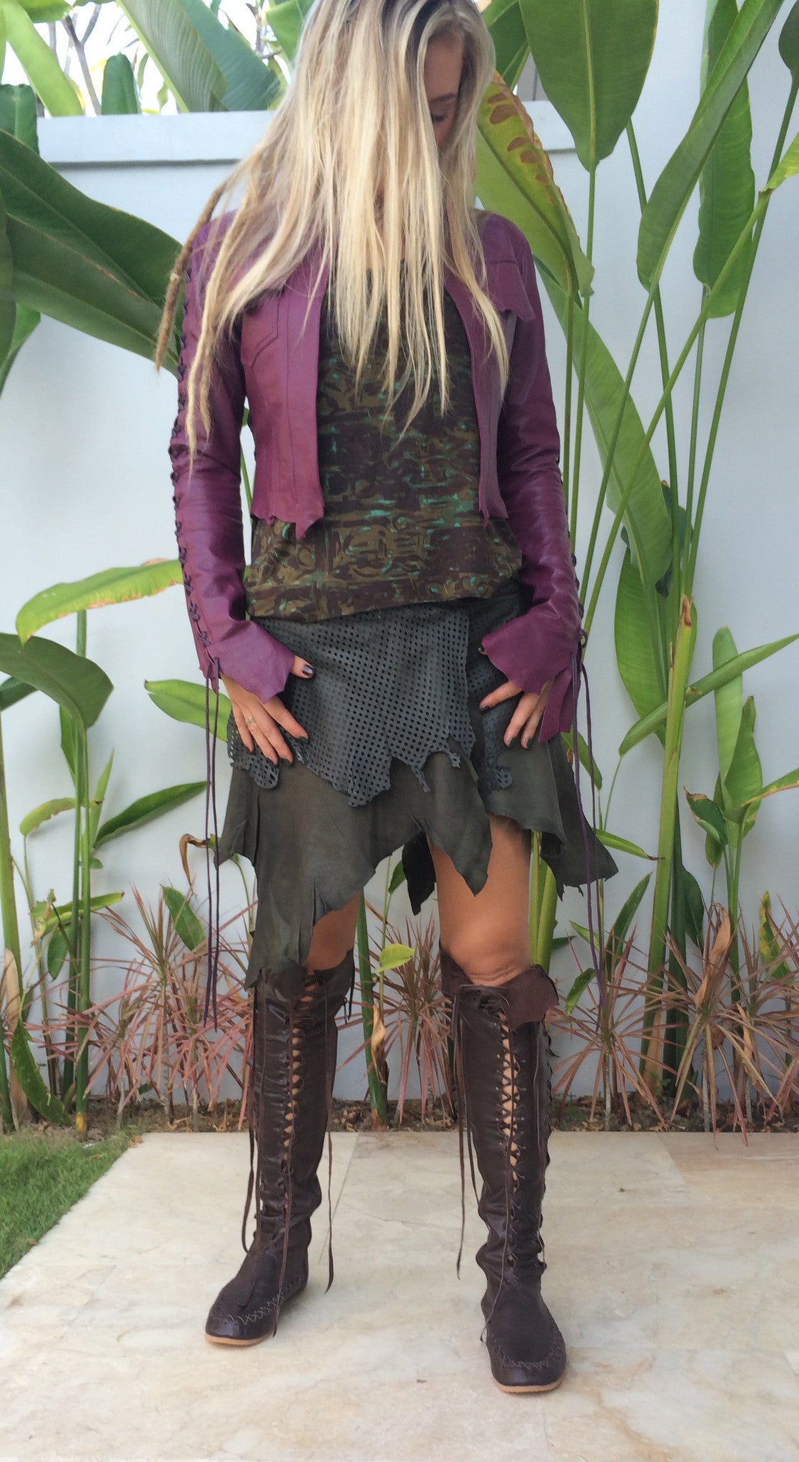 Plum Bolero Jacket