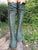 Elven Dark Forest Green Leather Knee High Boots for Pre Order