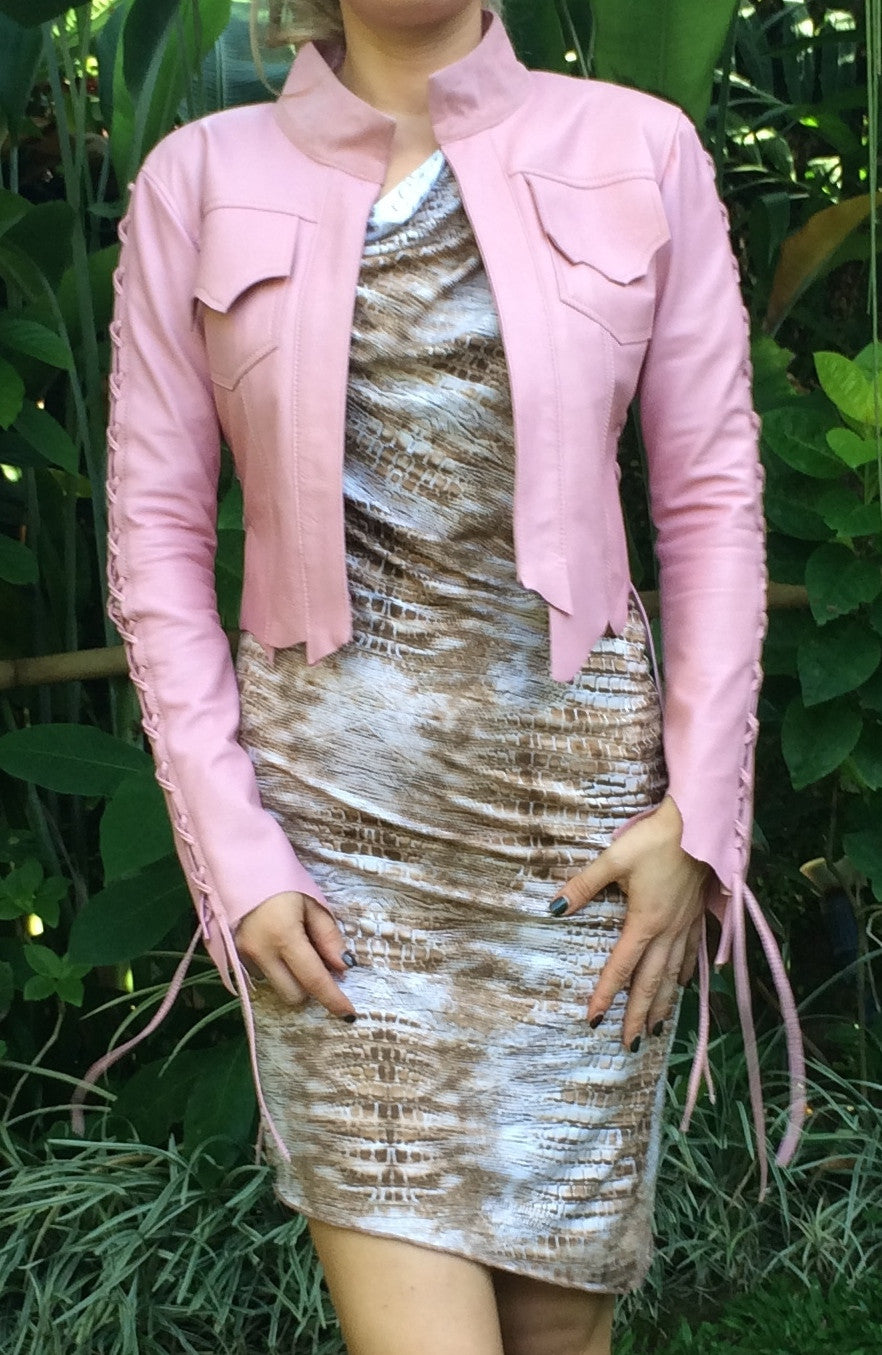 'It's a girl!' pink bolero jacket for Pre Order