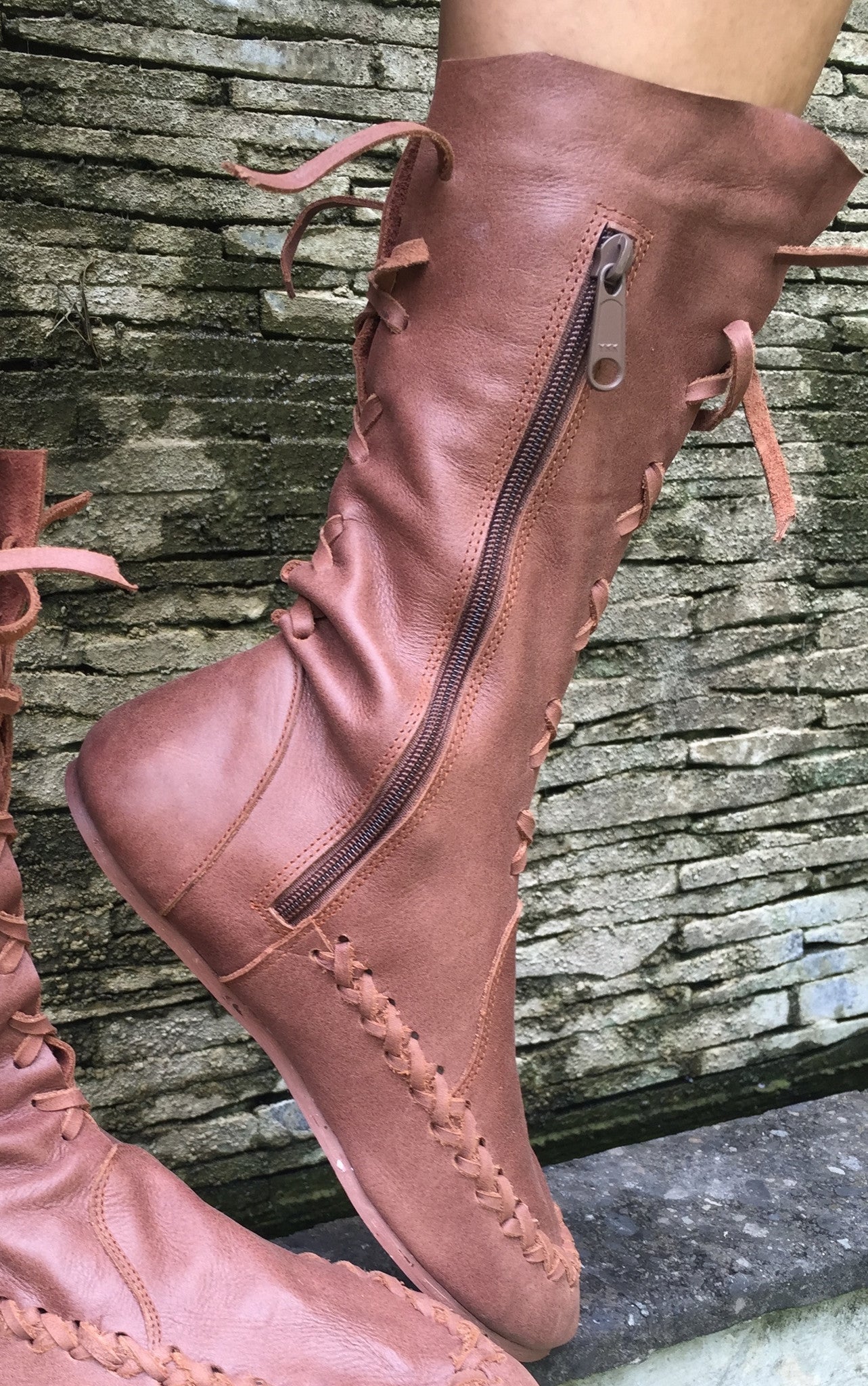 Chocolate Brown Ankle Boots for Pre Order