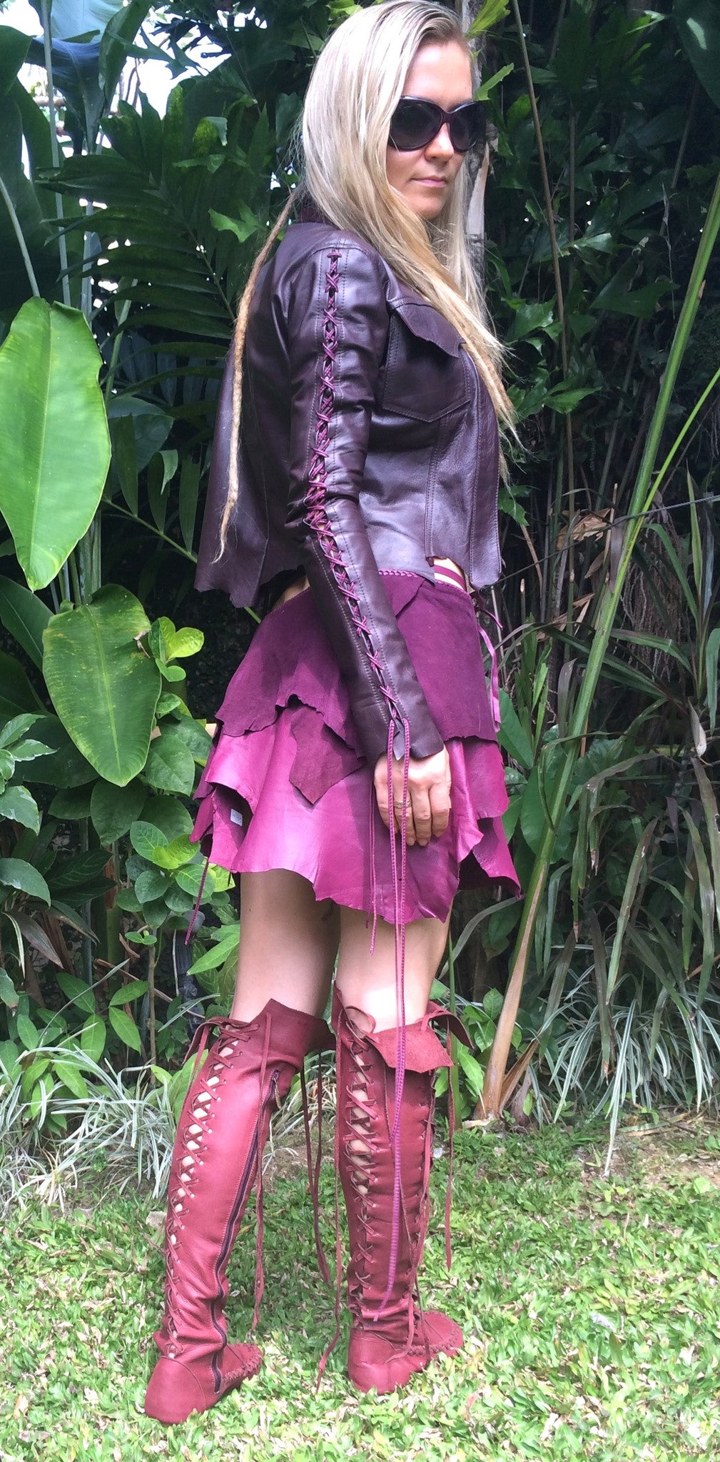 Oxblood Bolero Jacket