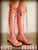 'Clockwork Fairy' Pink Knee High Boots for Pre Order