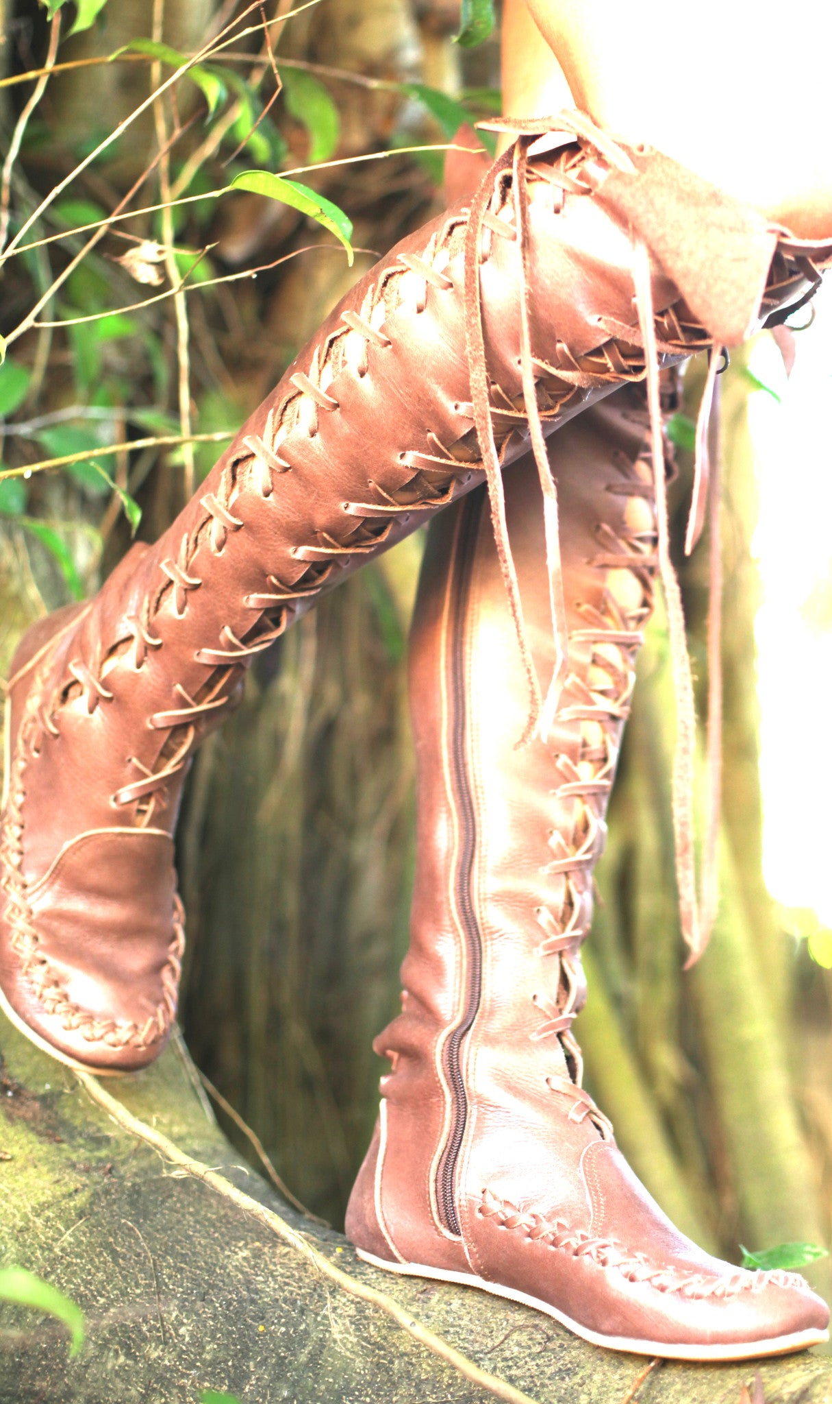 Chocolate Brown Knee High Boots
