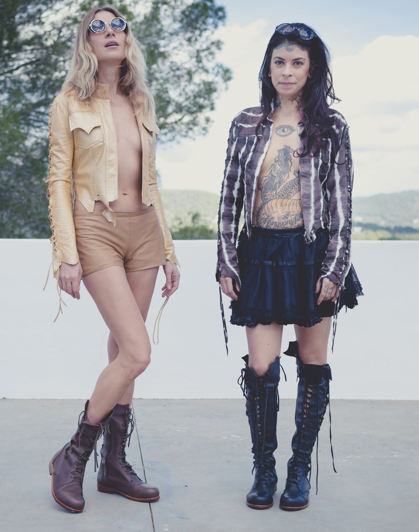 Zebra Bolero Jacket in Dark Brown