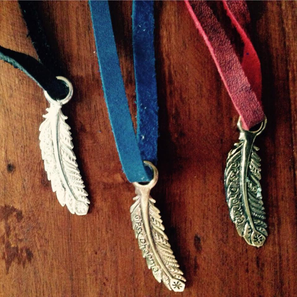 'Lucky Feather' Charm