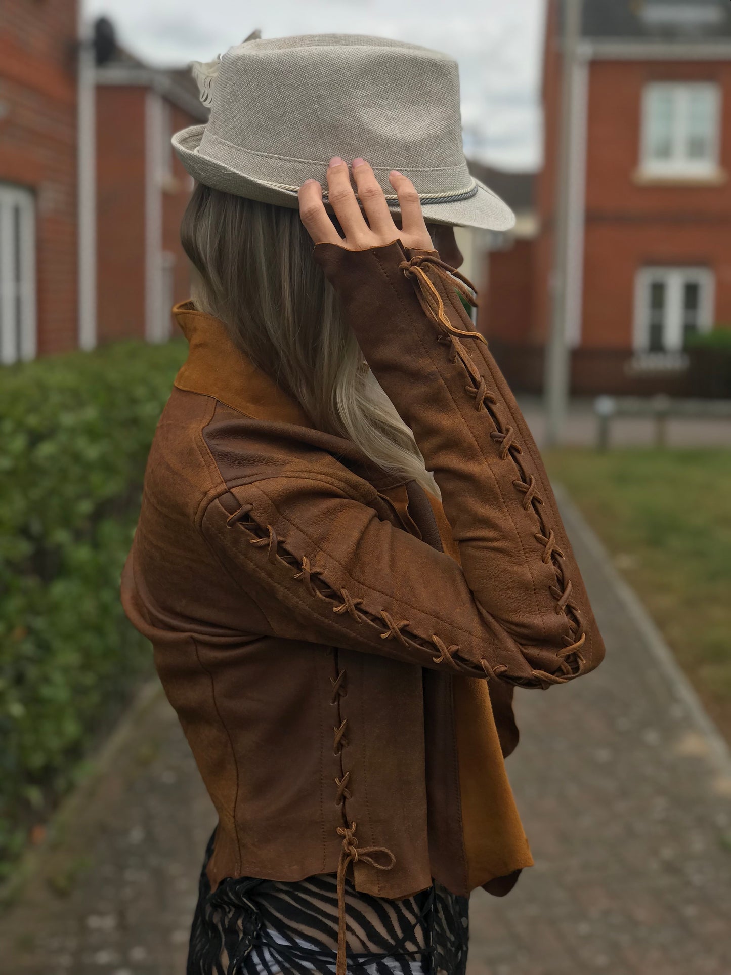 Tan Bolero Jacket fro pre order