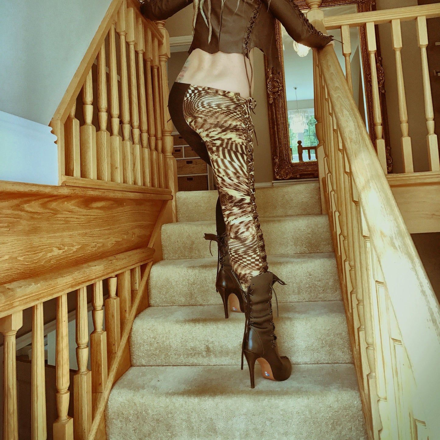 Ms Perfect Black Leather Ankle Boots