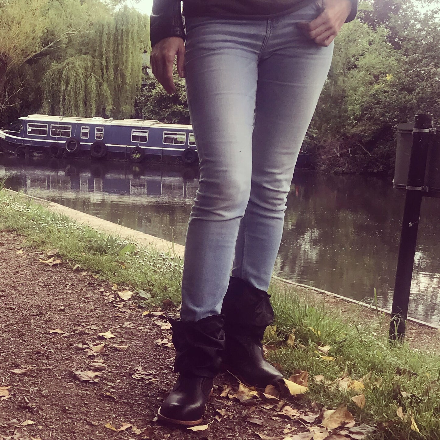 'Fairy Slippers' Ankle Boots in Black