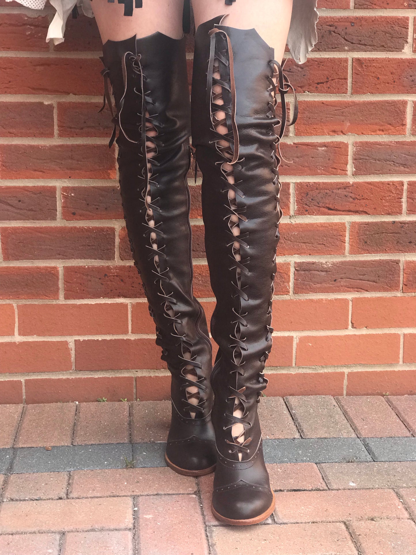 Victorian Court Gipsy Dharma knee high boots for Pre Order