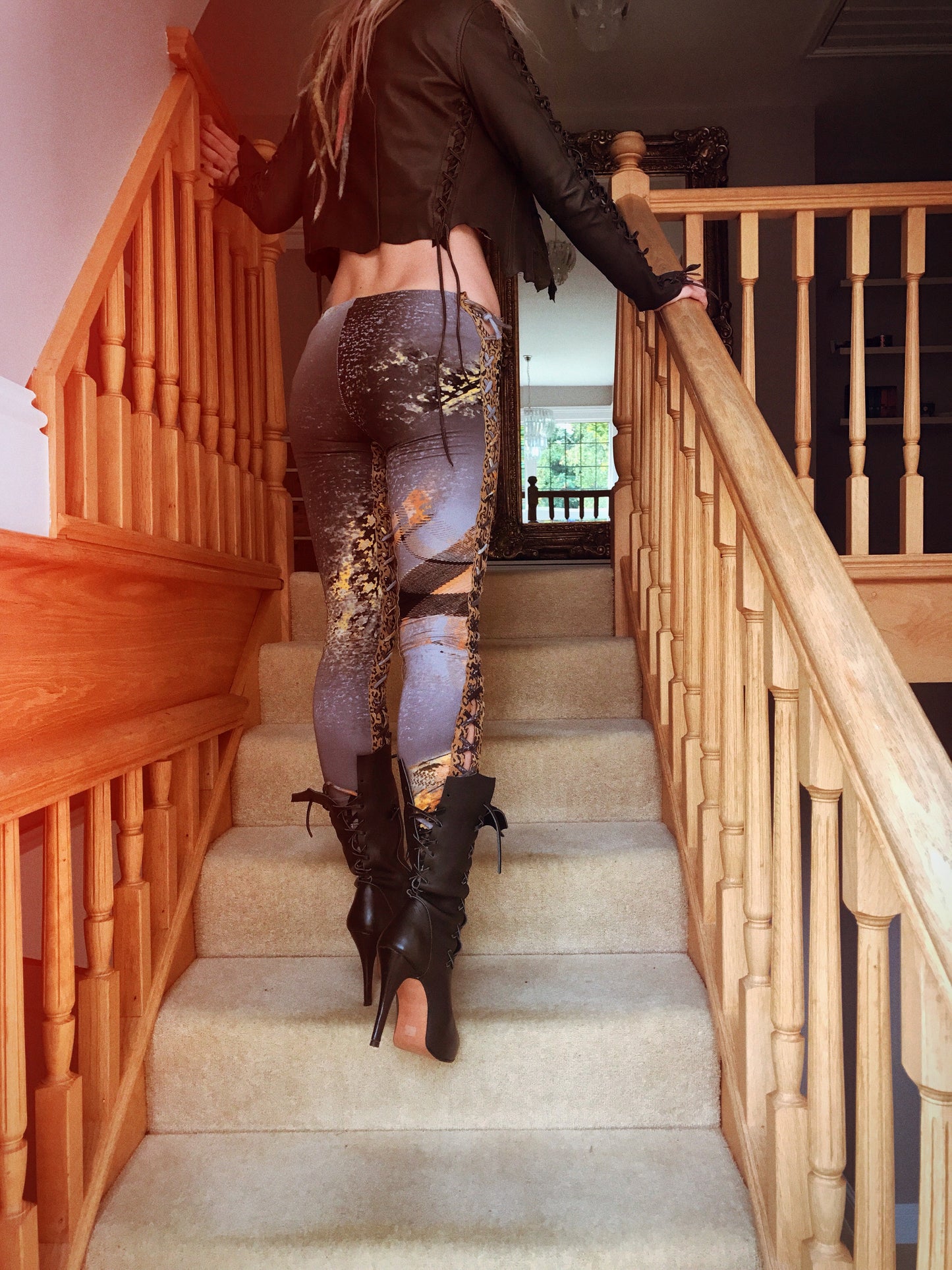 Ms Perfect Black Leather Ankle Boots