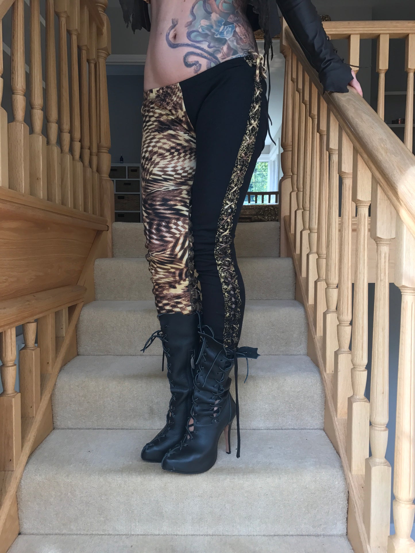 Ms Perfect Black Leather Ankle Boots