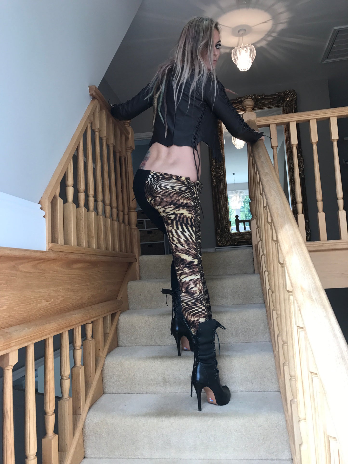 Ms Perfect Black Leather Ankle Boots