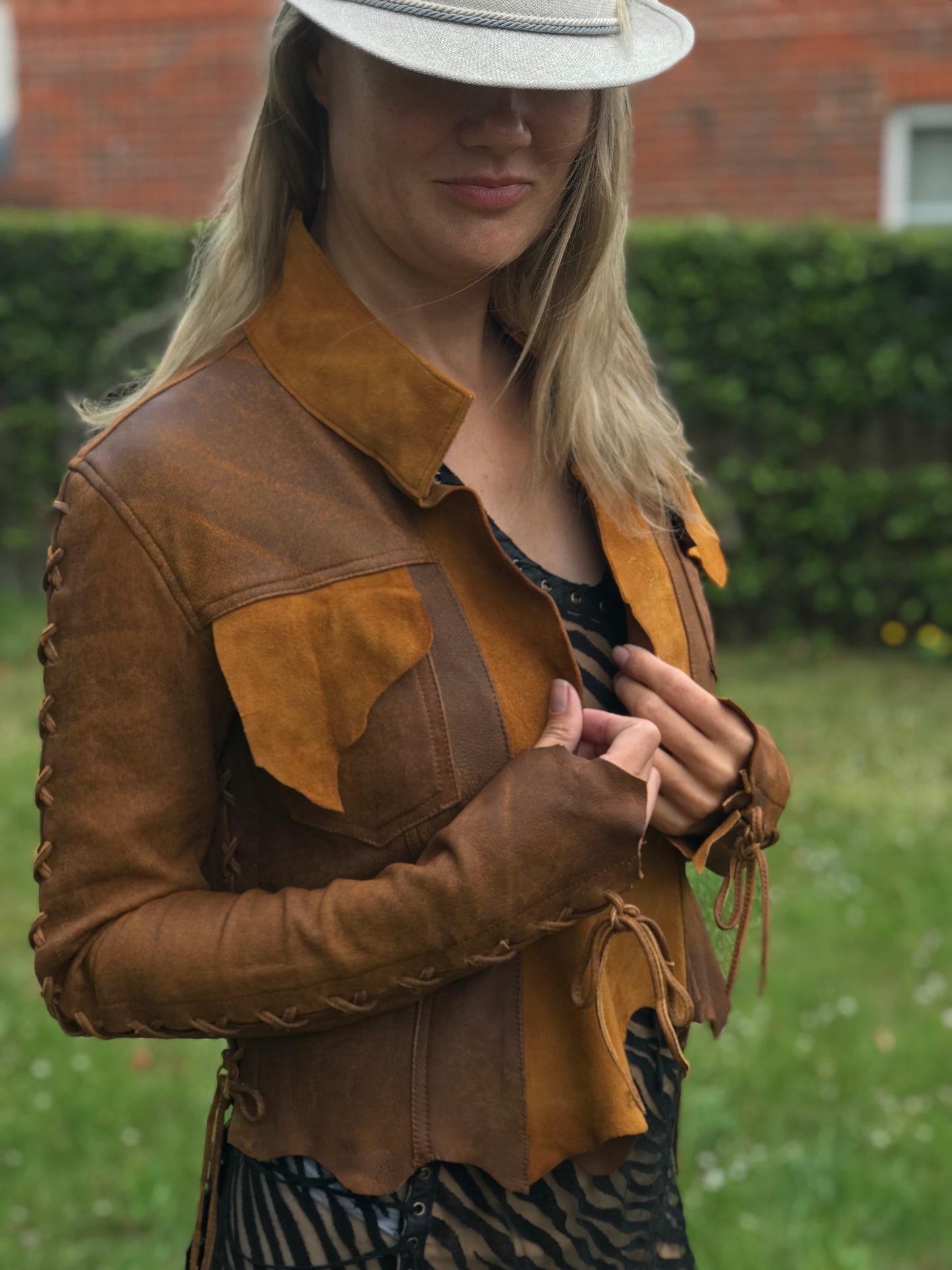 Tan Bolero Jacket fro pre order