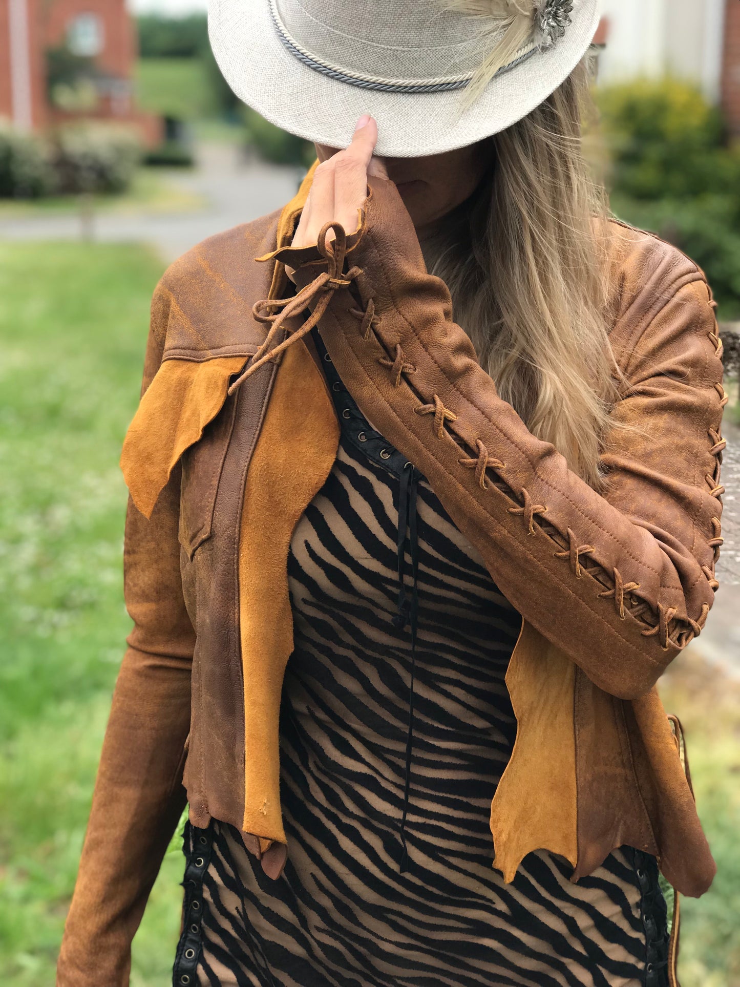 Tan Bolero Jacket fro pre order