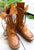 Tan Leather Ankle Boots 50% off