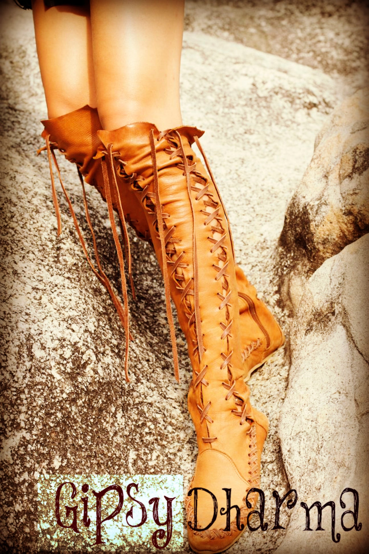 Gipsy Dharma Boots of the day in Neutral/Earthy Colour