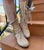 'Clockwork Fairy' Ankle Boots in Cream