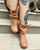 'Fairy Slippers' Peach Ankle Boots for Pre Order