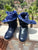 'Fairy Slippers' Ankle Boots in Royal Navy for Pre Order