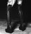 Ms Perfect Black Knee High Wedges Boots