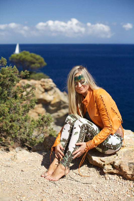 Leggings Gipsy Dharma verde oscuro